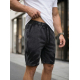 Men's Black Star Athletic Shorts