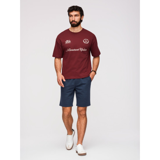 Men's Dark Blue Shorts by Carl