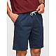 Men's Dark Blue Shorts by Carl