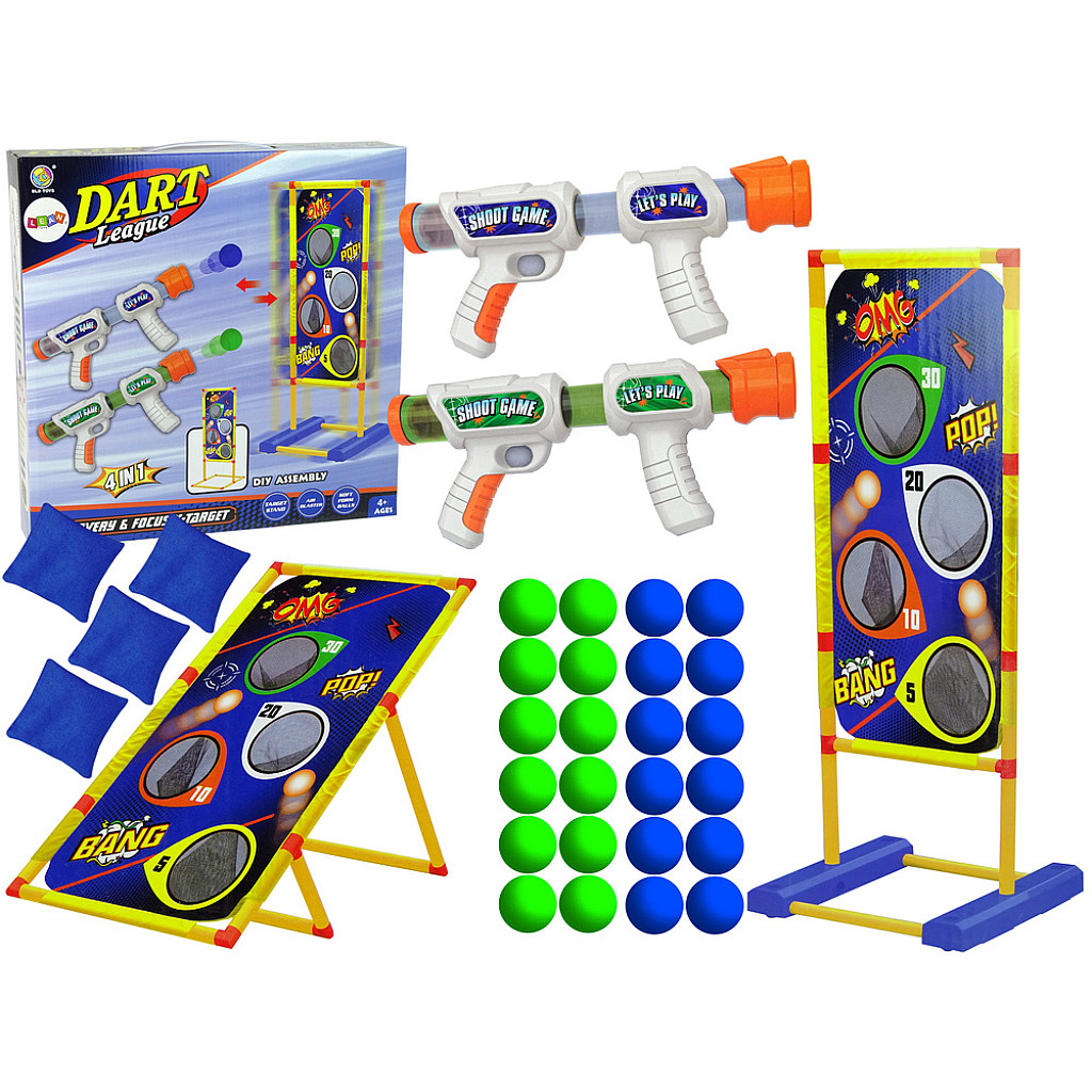 Metimo 4in1 taikinių metimo žaidimas - 10266 | Pirktukas™