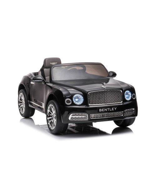 Elektrinė mašinėlė vaikams Bentley Mulsanne, juoda