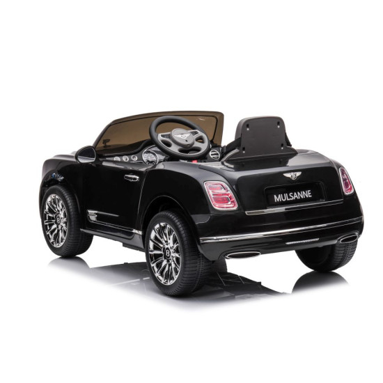 Bentley Mulsanne juodas elektrinis automobilis