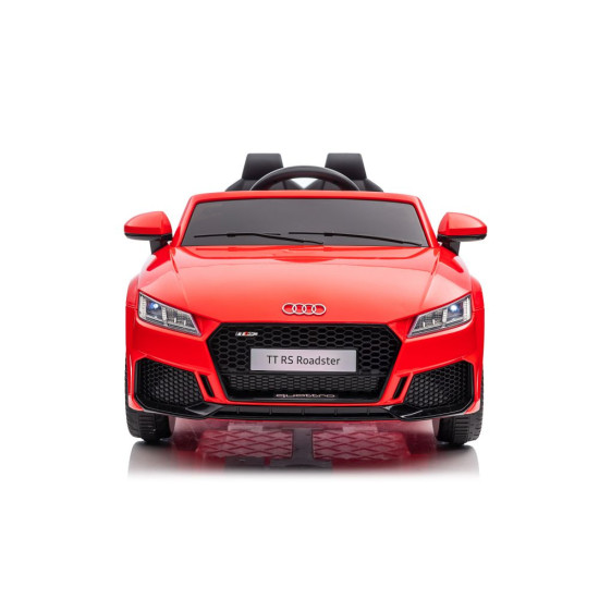 Audi TT RS raudonas akumuliatorinis automobilis Elektrinės mašinėlės vaikams