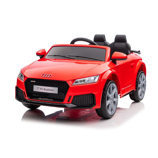Audi TT RS raudonas akumuliatorinis automobilis Elektrinės mašinėlės vaikams