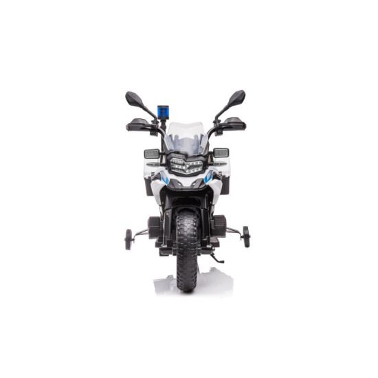 Zabawkowy motocykl policyjny na akumulator