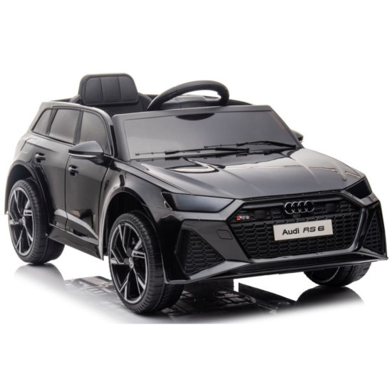 Juodas elektrinis automobilis Audi RS6 BRD-2118 Automobiliai