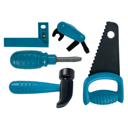 Mėlynas įrankių dėžės rinkinys