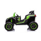 Žalias elektrinis bagis A032 EVA Elektrinės mašinėlės vaikams
