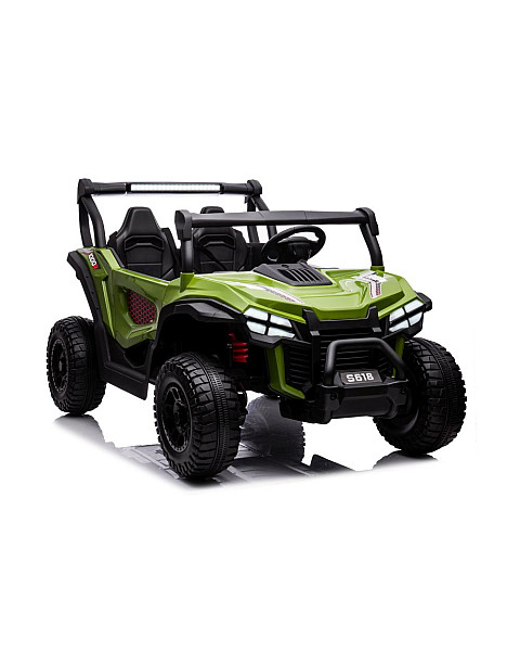 Elektrinė mašinėlė vaikams S618 4x4, žalia
