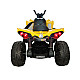 CAN-AM battery-powered yellow quadricycle
