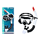 Baltos spalvos nardymo rinkinys Bestway 24069