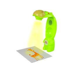 Žalias piešimo projektorius su priedais