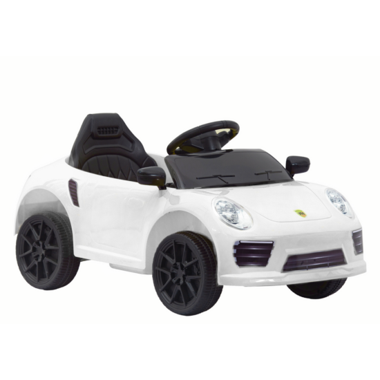 Baltas elektrinis automobilis WMT-666 Elektrinės mašinėlės vaikams