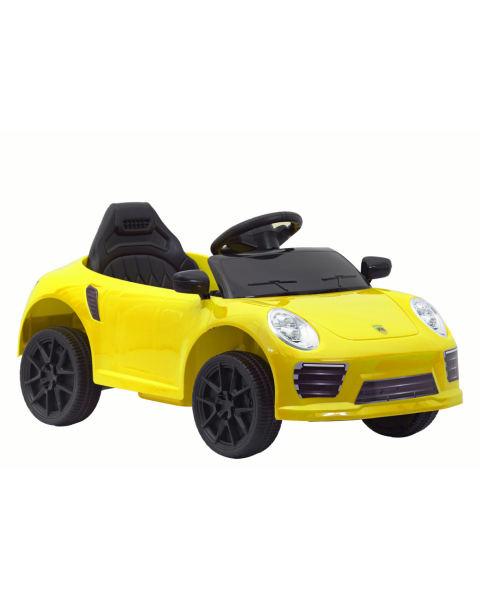 Geltonas elektrinis automobilis WMT-666