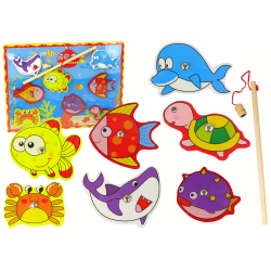 Medinių žuvų gaudymo rinkinys