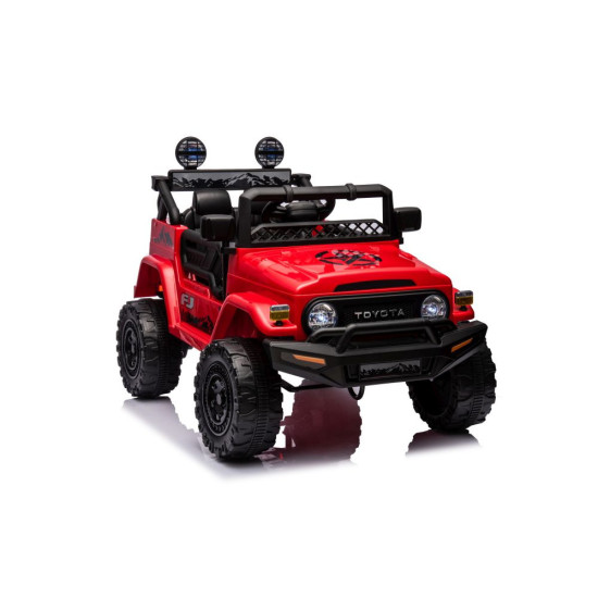 Toyota FJ akumuliatorinis raudonas visureigis Automobiliai