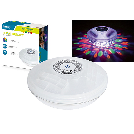 Baterijomis maitinama LED baseino lempa Bestway 58419