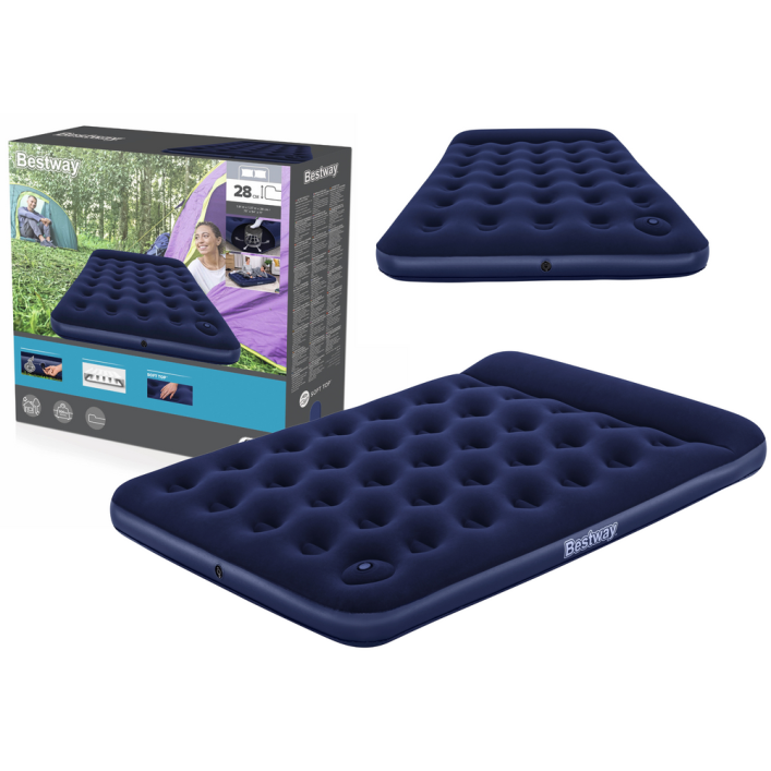 Pripučiamas čiužinys su pompa 191 x 137 x 28 cm Bestway 67225