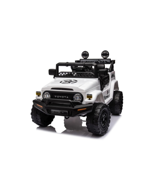 Elektrinė mašinėlė vaikams Toyota FJ, balta