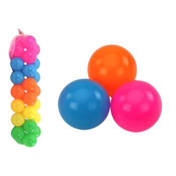 Värvilised plastist piljardipallid 7 cm 30 tk.