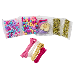 Apyrankių gaminimo rinkinys su indu karoliukams