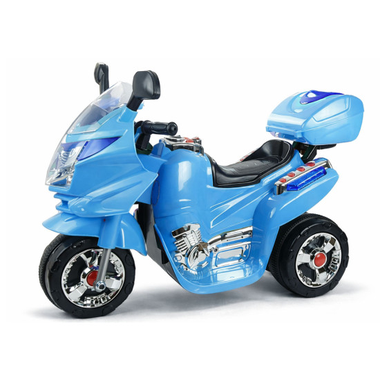 Akumuliatorinis mėlynas motociklas HC8051 Elektrinės mašinėlės vaikams