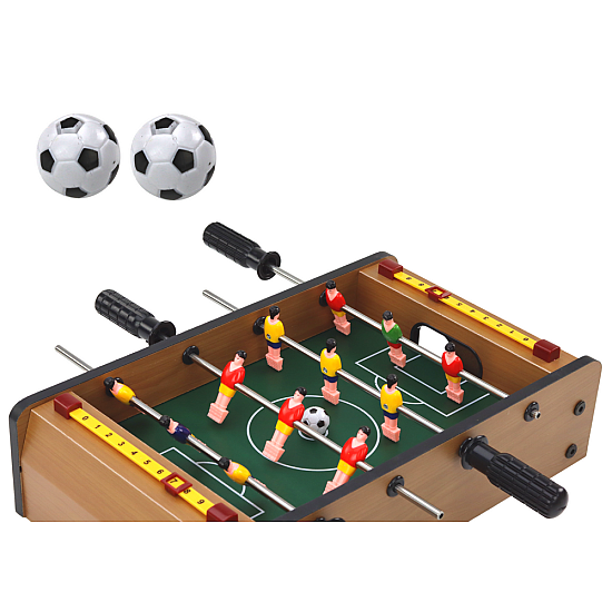 Mini drewniane piłkarzyki 36 cm Gry planszowe i sportowe