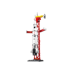 Statybinių kaladėlių rinkinys kosmoso tema 93 vnt.