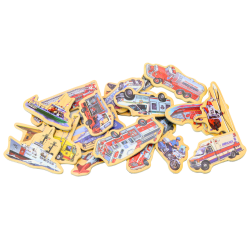 Medinių magnetinių transporto priemonių rinkinys