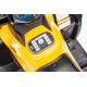 Yellow battery-powered quadricycle S615 Cars