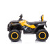 Yellow battery-powered quadricycle S615 Cars