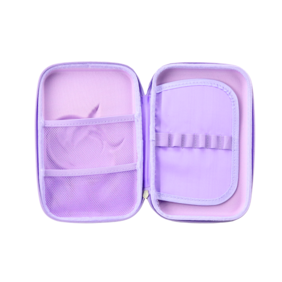 Didelis violetinis vienaragio pieštukų dėklas 23x15x5 cm Kanceliarinės prekės