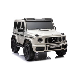 Baltas elektrinis automobilis Mercedes G63 XXL 4x4