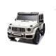 Baltas elektrinis automobilis Mercedes G63 XXL 4x4 Elektrinės mašinėlės vaikams