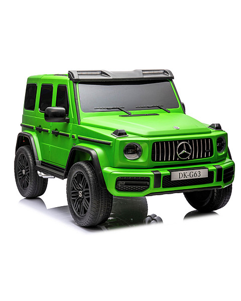 Žalias elektrinis automobilis Mercedes G63 XXL 4x4