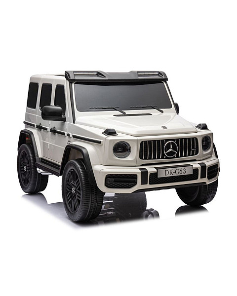 Baltas elektrinis automobilis Mercedes G63 XXL 24V