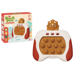 Rudas Pop It žaidimas Dinozauras