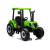A011 akumuliatorinis žalias traktorius