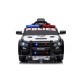 Juodas elektrinis policijos automobilis Dodge Charger Elektrinės mašinėlės vaikams