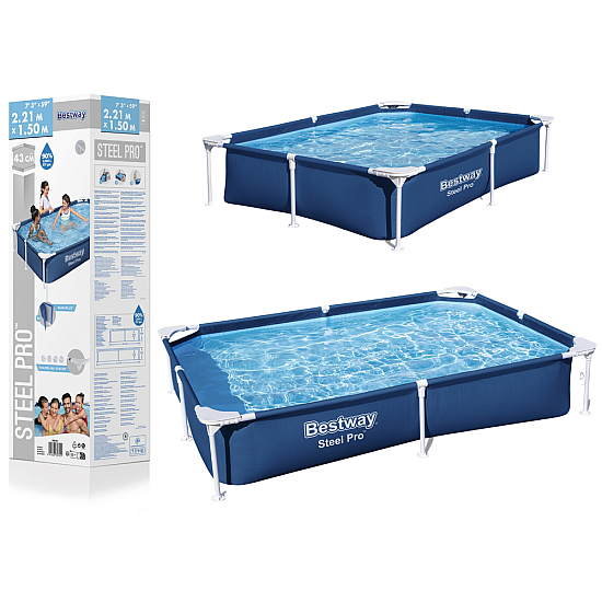 Sodo baseinas 221 x 150 x 43 cm Bestway 56401