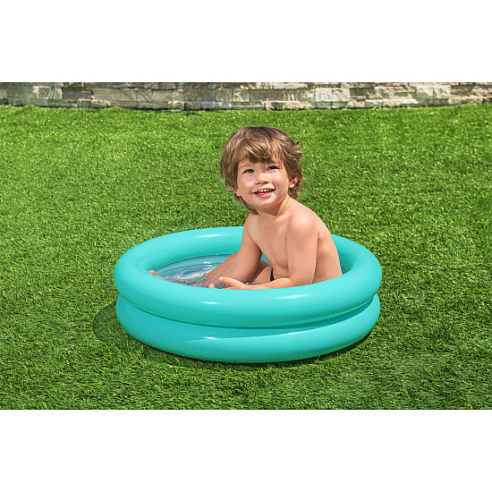 Pripučiamas mėtinės spalvos baseinas 61 cm x 15 cm Bestway 51061