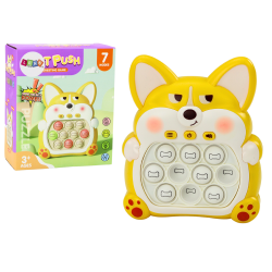 Geltonas Pop-It žaidimas Fox