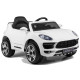 Baltas akumuliatorinis automobilis