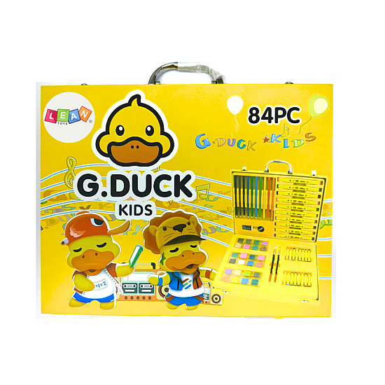 Kunstikomplekt Yellow Duck 84 tk Värvained