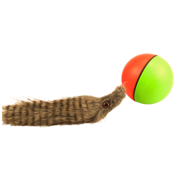 Interaktyvus vonios žaislas „Kamuolys su pūkuota šeško uodega“