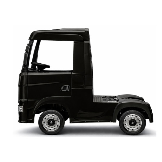 Juodas akumuliatorinis automobilis Scania 500R HL698 4x4 Elektrinės mašinėlės vaikams