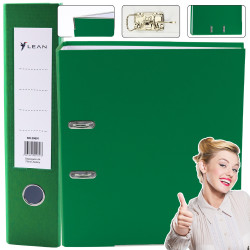 Žalias dokumentų segtuvas A4