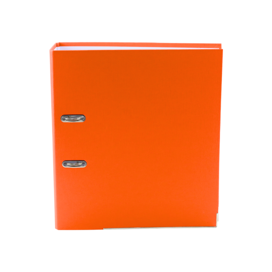 Oranžinis dokumentų segtuvas A4 Kanceliarinės prekės