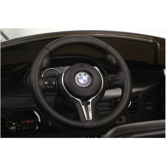Baltas BMW X6 elektrinis automobilis Elektrinės mašinėlės vaikams