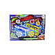 Gun Launcher Set 4 Metal Discs Blue Yellow Lights Board and sports games